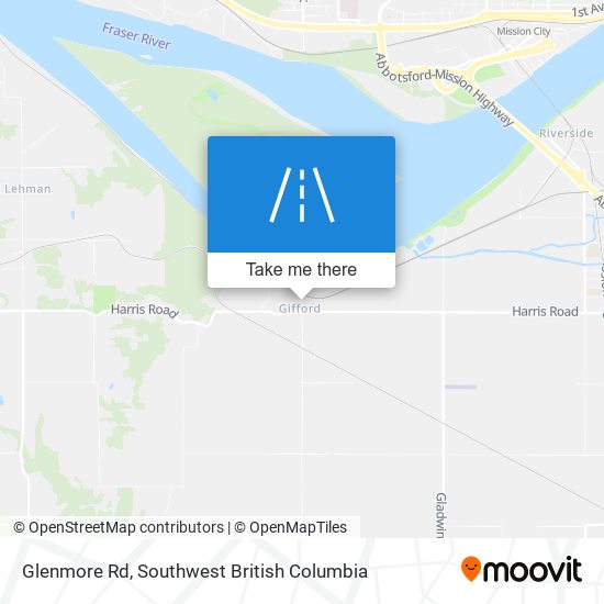 Glenmore Rd map