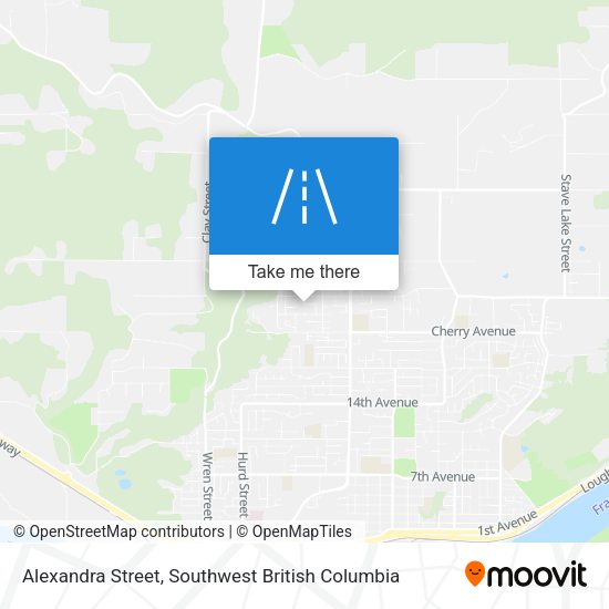 Alexandra Street map