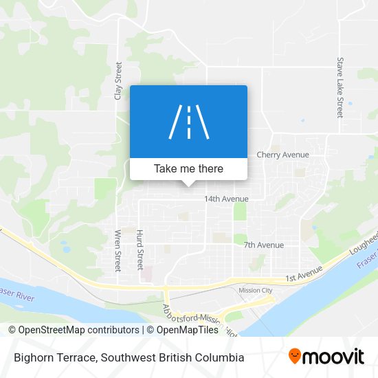 Bighorn Terrace map