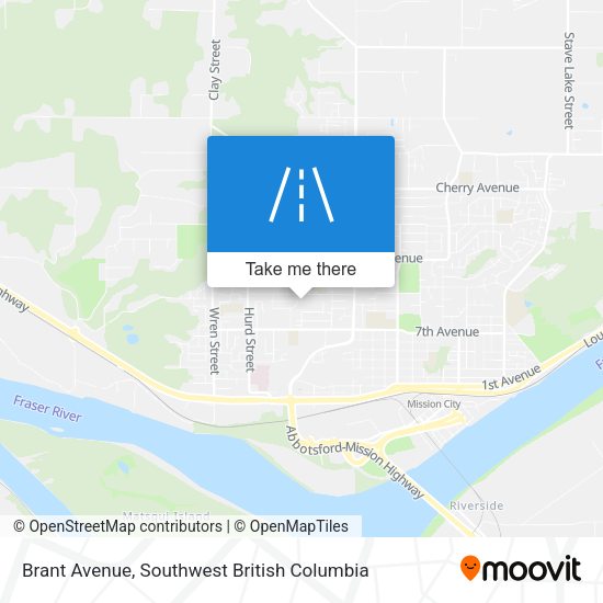 Brant Avenue map