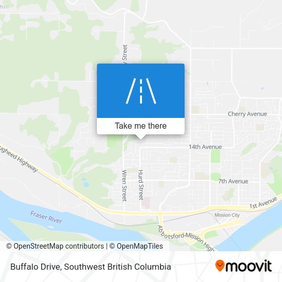 Buffalo Drive map