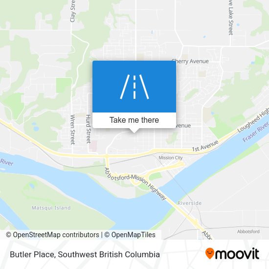 Butler Place map