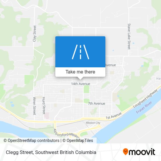 Clegg Street map