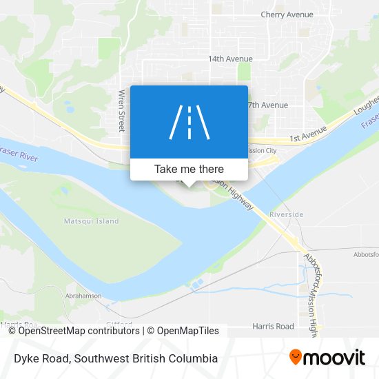 Dyke Road map