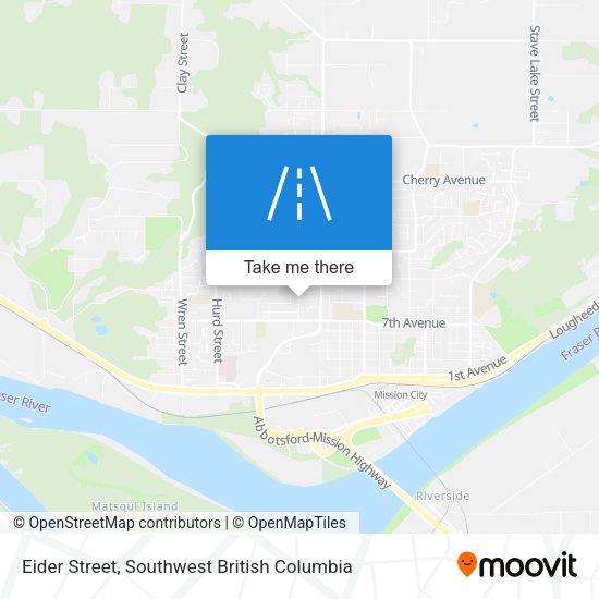 Eider Street map