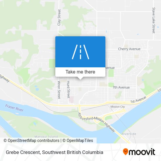 Grebe Crescent map
