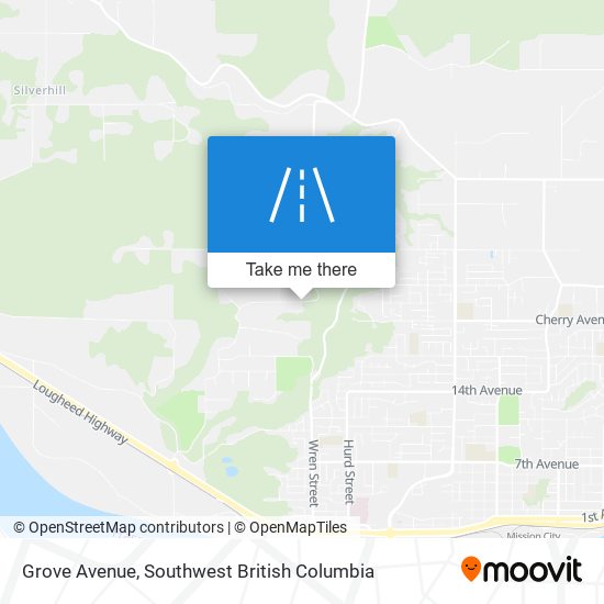 Grove Avenue map
