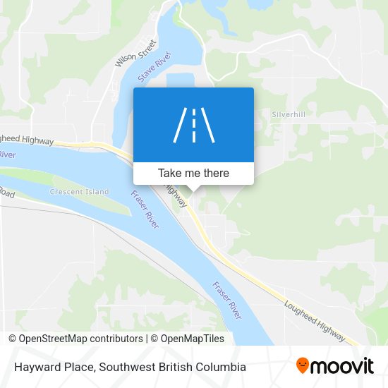 Hayward Place map