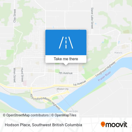 Hodson Place map