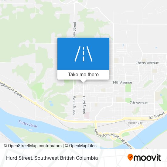 Hurd Street map