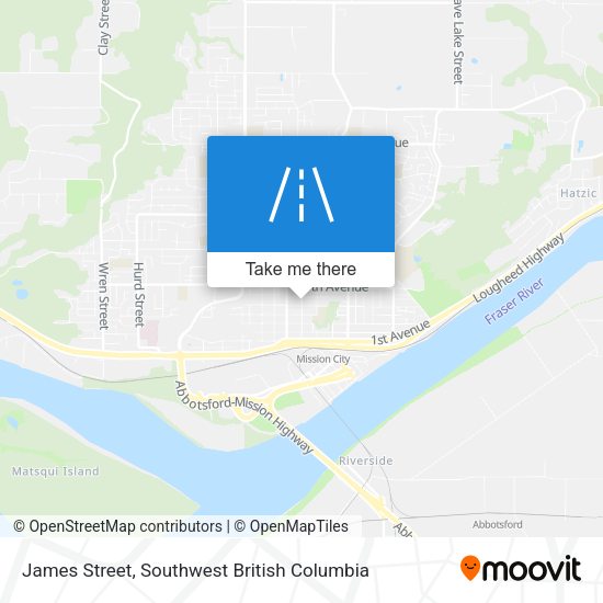 James Street map