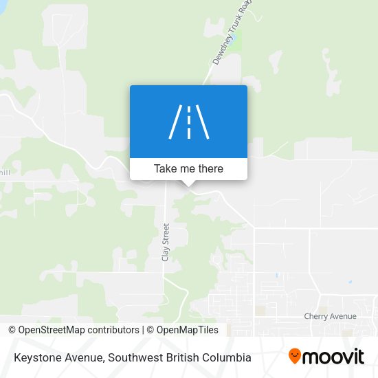 Keystone Avenue map