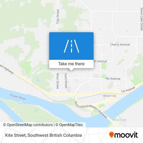 Kite Street map