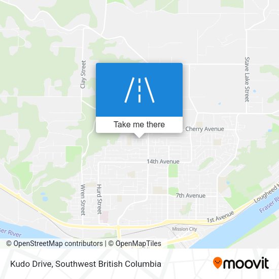 Kudo Drive map