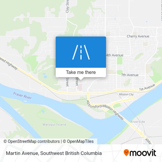 Martin Avenue map
