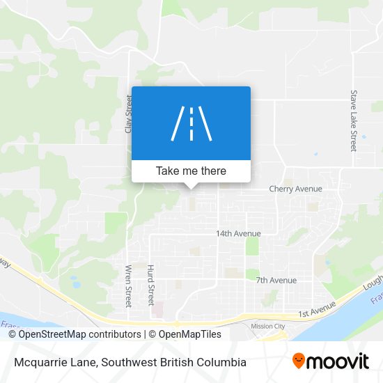Mcquarrie Lane map