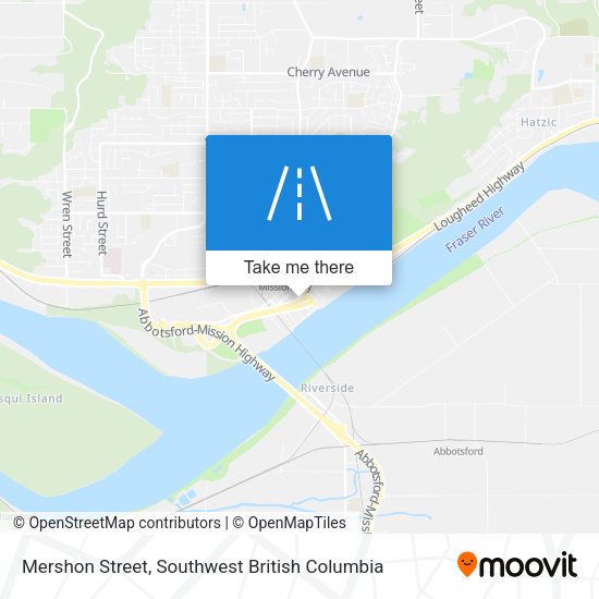 Mershon Street map