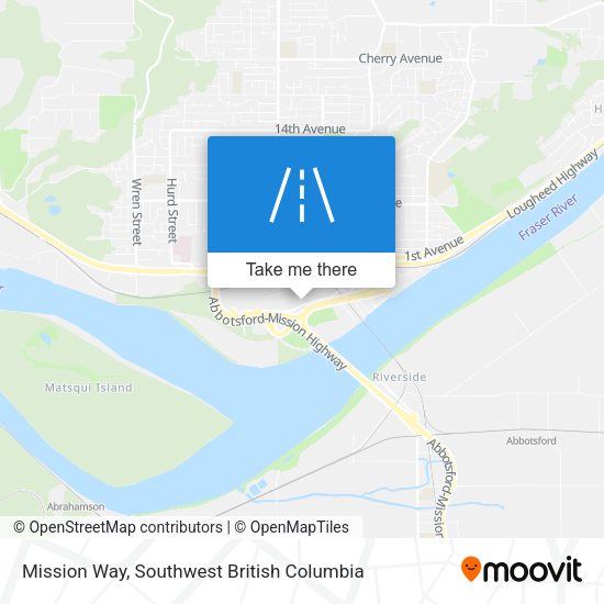 Mission Way map