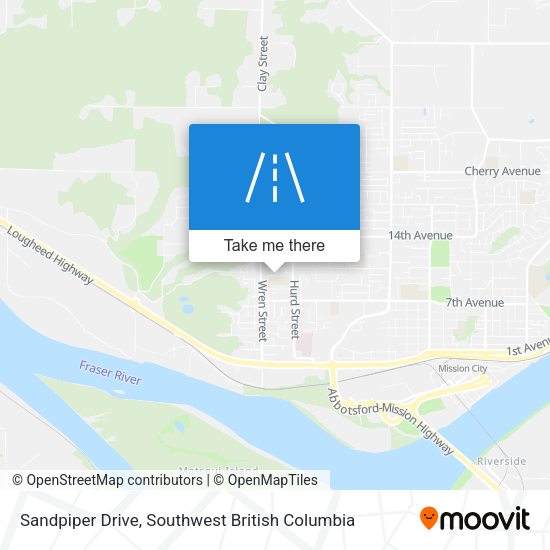 Sandpiper Drive map