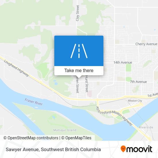 Sawyer Avenue map