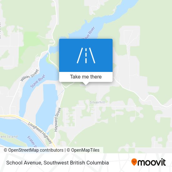 School Avenue map
