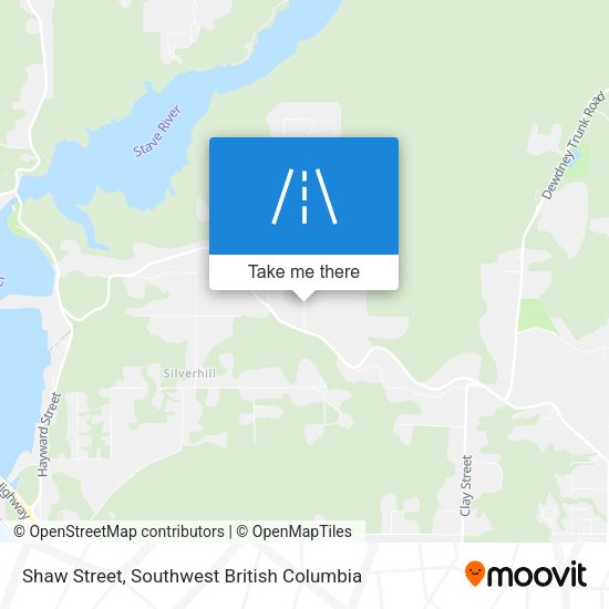 Shaw Street map