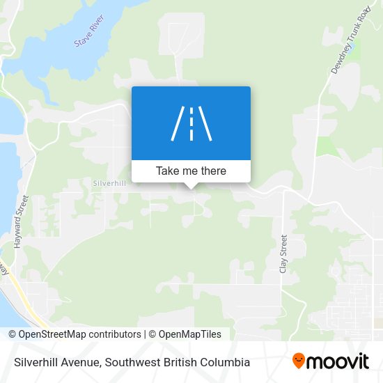 Silverhill Avenue map