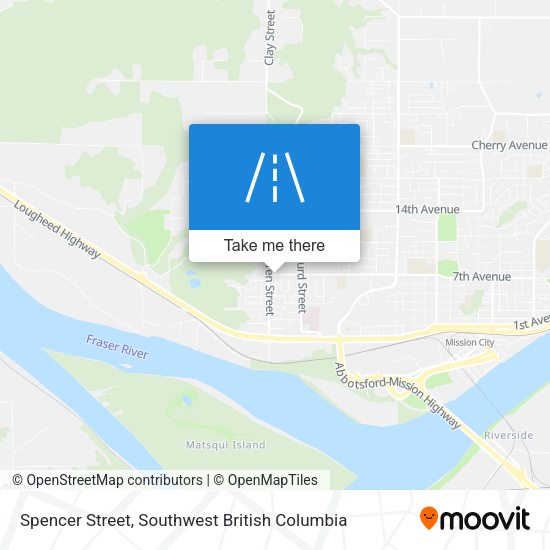 Spencer Street map