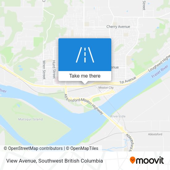 View Avenue map