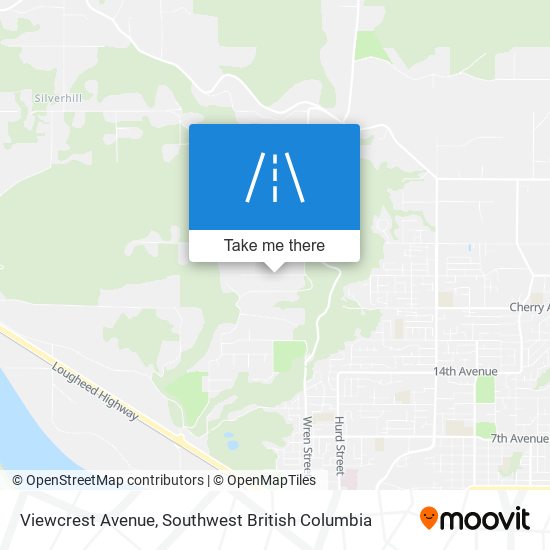 Viewcrest Avenue map