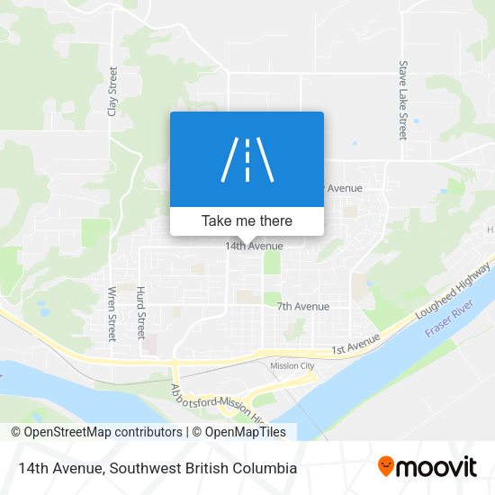 14th Avenue map