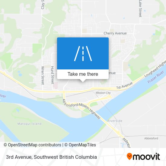 3rd Avenue map