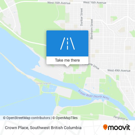 Crown Place map