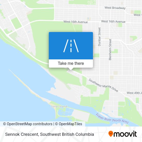 Sennok Crescent map