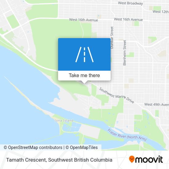 Tamath Crescent map