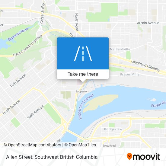 Allen Street map
