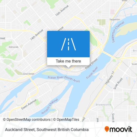 Auckland Street map