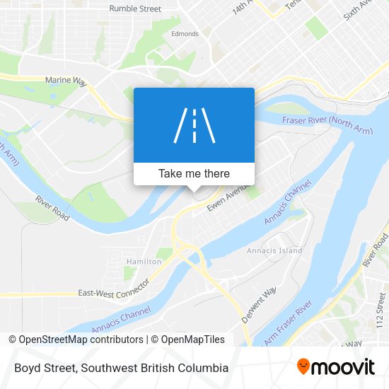 Boyd Street map