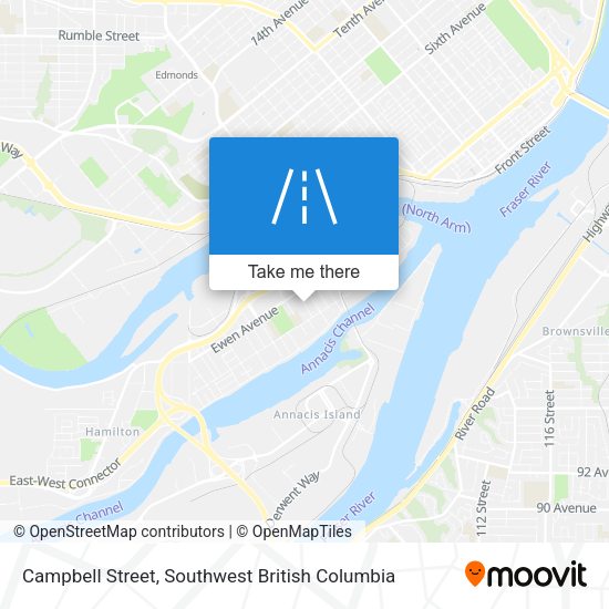 Campbell Street map