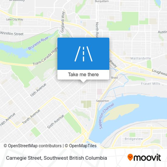 Carnegie Street map