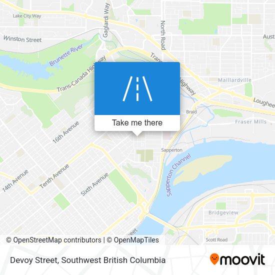 Devoy Street map