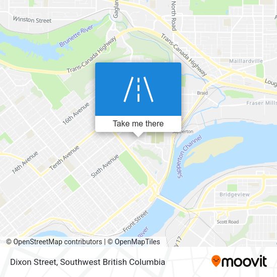 Dixon Street map