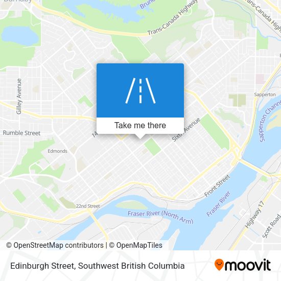 Edinburgh Street map