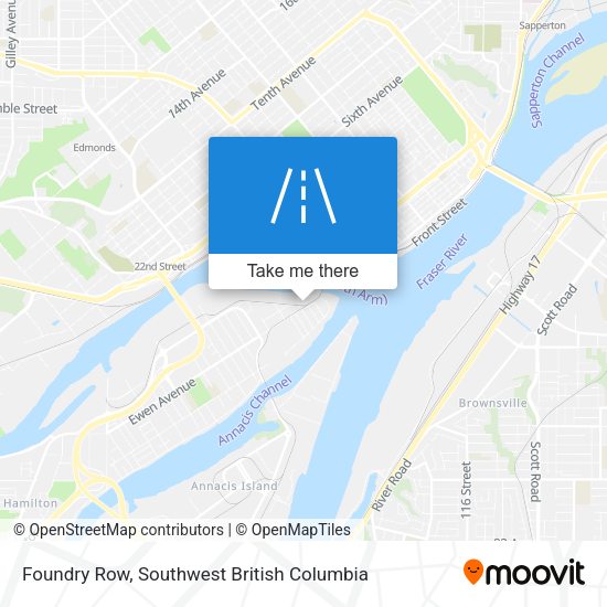 Foundry Row map