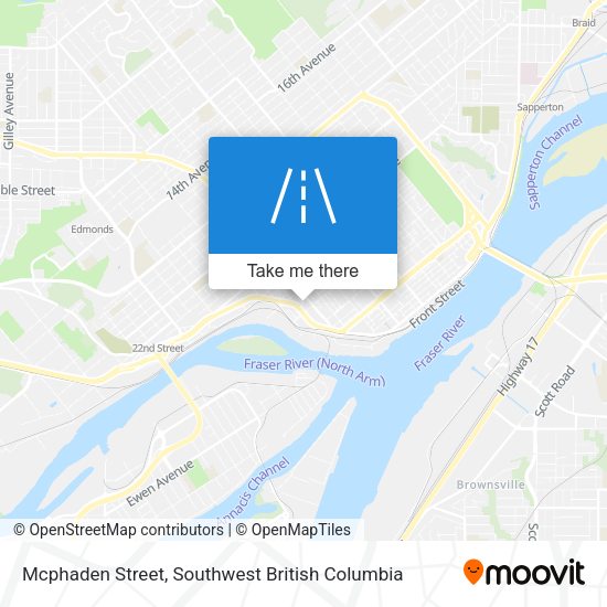 Mcphaden Street map