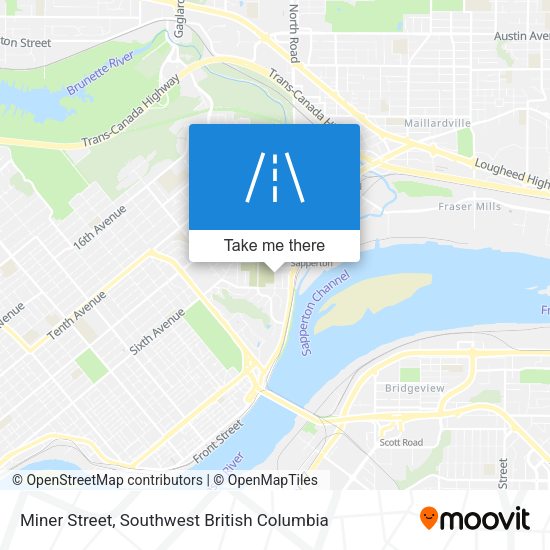 Miner Street map