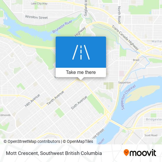 Mott Crescent map