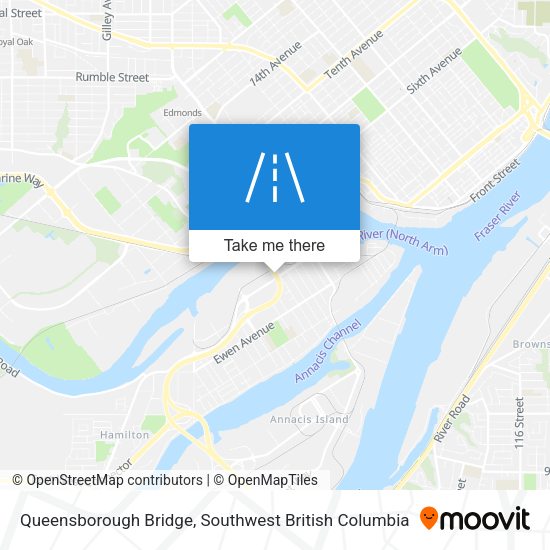 Queensborough Bridge map