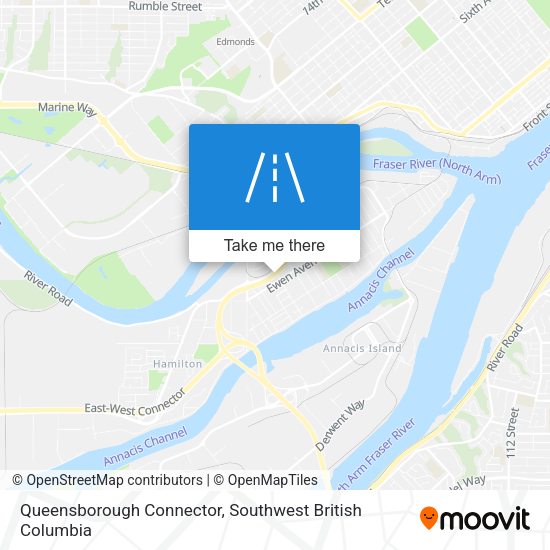 Queensborough Connector map