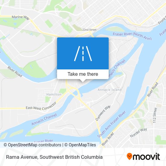 Rama Avenue map